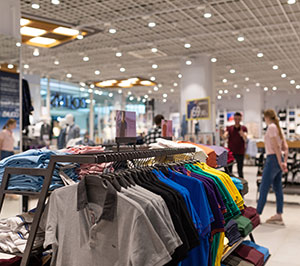 A retail store interior